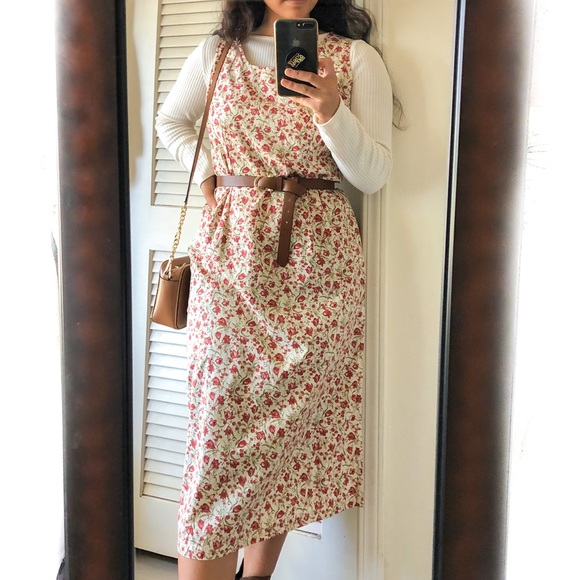 Vintage Hand Made Midi Straight Dress - Picture 5 of 6